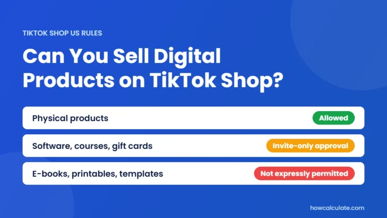 Can you sell digital products on TikTok Shop: physical products allowed, software and courses need invite-only approval, e-books and printables not expressly permitted