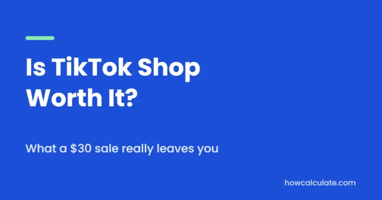 Is TikTok Shop worth it? What a $30 sale really leaves you